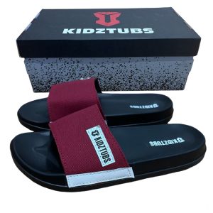 KIDZTUBS Sandal Anak Laki Laki Karet Slipper Slide Selop Slipon Jepit Karakter Warna Hitam Usia 6-10 Tahun 1344100924