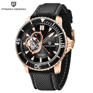 PAGANI DESIGN New Janpan NH39 Movement 200M Waterproof Automatic Mechanical Men Watch Fashion Luxury Nylon and Leather Band Watch For Men