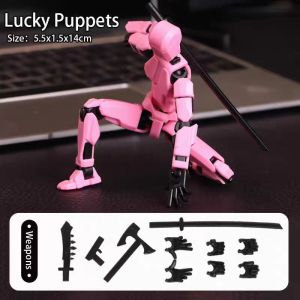 13 Action Figure 3d Printed Toys Multi Jointed Movable Robot Lucky 13 Action Figure Action Figure Movable Joints Toy Educational Childrens