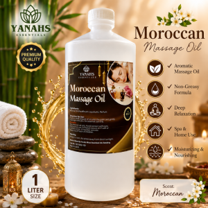 Moroccan Massage Oil 1L – Smooth Non-Greasy Body Massage Oil for Relaxation & Wellness