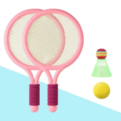 Mishilei Kids Badminton Racket Set Outdoor Indoor Training Rackets kids Parent-Child Interactive Game