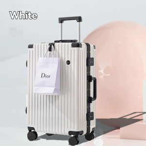 PG 20/24/26 Inch Suitcase Aluminum Luggage Compartment with USB Charging Port and Cup Holder