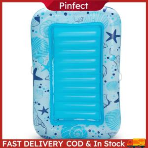PVC Inflatable Tanning Water Lounge Chair Dual-Use Sunbathing Floating Raft Thicken Pool Float Mattress Swimming Pool Accessories