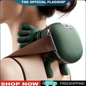 [CHAMAIR STORE] Rechargeable Portable Shiatsu Neck and Back Massager Human Hand Design Electric Deep Tissue 4D Kneading Massager for Ache Relief Portable Gifts