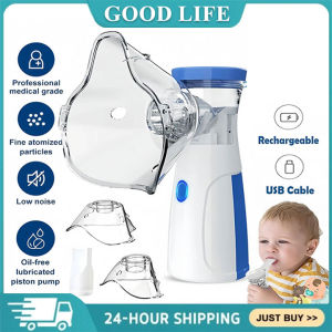 [Low Price] Portable Nebulizer Inhaler Ultrasonic Mesh Nebulizer with 3 Modes Handheld Asthma Inhaler Nebulizer Machine for Adults and Kids Breathing Problems