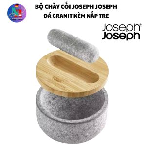 Bộ Cối Xay Gia Vị Granite Joseph Joseph 20176 Dash - Kèm Nắp Tre Độc Đáo
