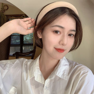 [Ready Stock+COD] Sponge Headband，Korean Style Wide-Brimmed INS Popular High Hair Band Autumn and Winter Hair Hoop New Style Face Wash Antiskid Hair Clip Simple Fashion Elegant Sweet Makeup Headbands Hair Accessories