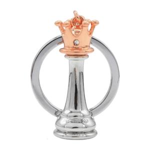 Phong cách cờ vua quốc tế Keychain vua nữ hoàng chessman vòng chìa khóa món quà sinh nhật tinh vi cho sử dụng thường nhật