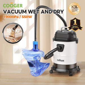 COOGER Vacuum Cleaner 18L Dry and Wet FREE 14 Aksesoris Alat Penyedot Debu Tank Berkapasitas Besar