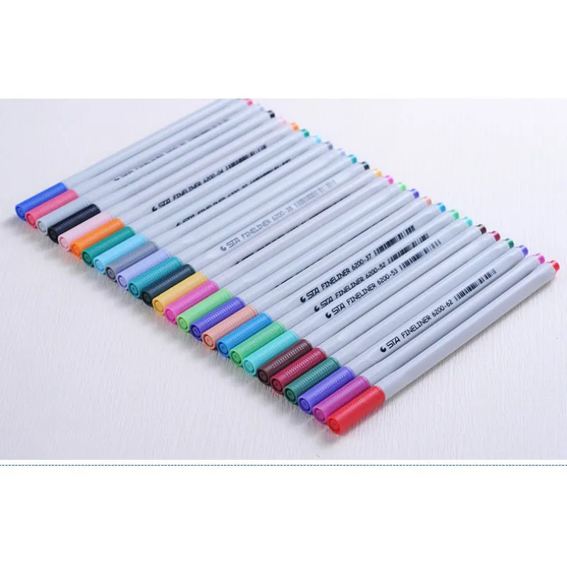 STA 6500 26-Color Fineliner Pen Set STA 6500 Fine Point 26-Color