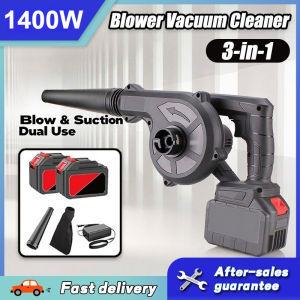 Cordless Leaf Blower Vacuum 2 In 1 Suction Blowing Rechargeable Battery Powered Portable Yard Cleaning Dust Collector