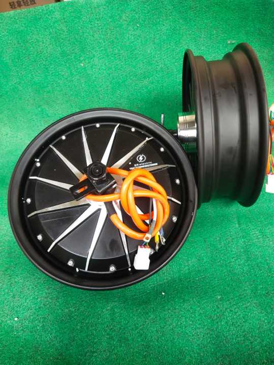 DINAMO MOTOR BLDC 12 INCH 2000W 48V-72V HUB MOTOR LISTRIK YUMMA
