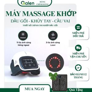 Máy Mát Xa Đầu Gối Cầm Tay Đa Năng Massage Hồng Ngoại [TẶNG THẢM MASSAGE CHÂN]