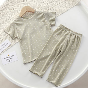 DD Set Baju Pyjamas Baby Girl Baju Baby Homewear Girl Suits Kids Pyjamas Set Sleepwear Nightwear Baju Tidur Kanak Baju Budak童装