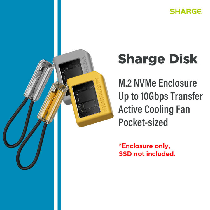 Shargeek Sharge Disk M Nvme Ssd Enclosure C Active