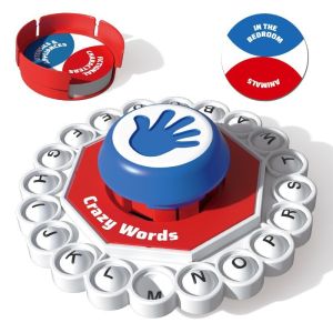 Vixplorn Crazy Words Board Game Fast-Paced Family Board Game Spelling Word Kids Educational Puzzle Toy