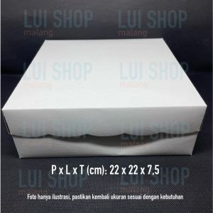 [PER 10 Lembar]DUS NASI 22cm x 22cm R10B 400gr Apa Kabar