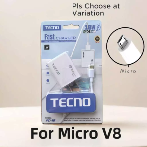 Full set 18W Fast Charging 6A Type-C Micro USB Cable For Tecno  Android