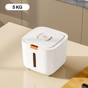 5kg/10kg Insect-proof Moisture-proof Food Storage Box Rice Dispenser and Storage with Measuring Cup