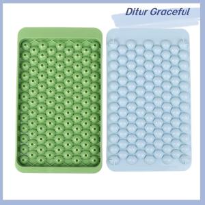 Ditur 1 cái 104 lưới Mini Ice Cube khay khuôn cấp thực phẩm nhỏ Ice Cube Maker khuôn mẫu dễ dàng phát Hành Vòng Ice khuôn mẫu cho Whisky uống lạnh