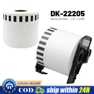 DK-2205 22205 Label Thermal Paper 62mm X 30.48m Continuous Length for Brother QL-500/500A/550/560/700/570VM/800N/600TD