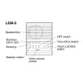 Aiphone 3-Call Master Station Intercom | LEM-3 | Voice volume control | Push-to-talk communication | Avesco. 