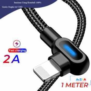 UGI Kabel Data Multifungsi Fast Charging L Shape Braided 5V/2A 1M Lightning - UGI02