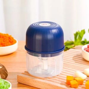 YOWXII Electric Garlic Chopper Meat Grinder Garlic Masher Machine Multi Portable Food Processor Garlic Crush USB Wireless Electric Mixer Household Fruit Vegetable Chopper Kitchen Cooking Tools