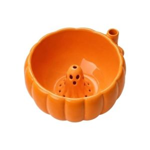 SOPHIAN Quick Drain Halloween Pumpkin Berry Swirl Bowl Large Capacity Dynamic Vortex 3D Printed Fruit Cleaning Bowl Unique Self-spinning Automatic Fruit Washing Bowl Home Kitchen