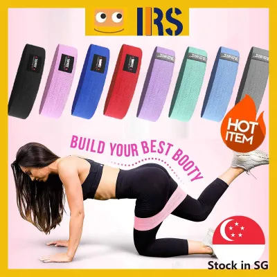 🔥【SG Ready Stock】🔥 Yoga Stretch Band Non-slip Elastic Lift Hip Ring Resistance Hip Abuse Ring Latex Fitness Squat Resistance Ring Yoga Stretch Belt
