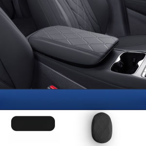 Byd sealion 7 กล่องเก็บที่เท้าแขน แผ่นรองเท้าแขนรถยนต์ กันน้ำ ฝาครอบป้องกันหนังแท้ nappa ของใช้ในรถ ส้ม accessories