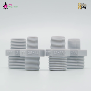 นิปเปิ้ลลด ข้อต่อเกลียวนอก พลาสติกเกรดที่ดีที่สุดมาตรฐานญี่ปุ่น (Standard JIS) ข้อต่อเกลียวนอกนิยมใช้ในโรงงาน เจ้าแรกของเอเชีย มีหลายไซส์