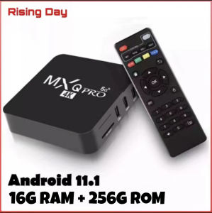 TV Box M.XQ 5G 4K 16GB+256GB Android 11.1 Ultra HD  + i8 Mini Keyboard 2.4Ghz Color with Touchpad Wireless Wifi Quad Core Smart TV Box Media Player