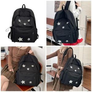 2025 Fashion Preppy Bag Simple Backpack School Backpack Laptop Bag Casual Daypack Work Commuters Bag Travel Bag Gifts