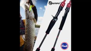 BIUTIFU Traveller Spinning Casting Fuji LureRock Fishing Rod 1.8/2.1/2.4/2.7/3.0m Carbon Baitcasting PHISHGER Fast 5-42g
