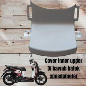 Cover Inner Upper Di bawah Batok Speedometer Scoopy Fi K16 Tahun 2013 2016 Hitam Putih Merah Coklat Silver Gold