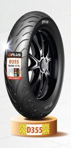 DPLUS Motorcycle Tires D355 Tubeless Durability General Use for Yamaha mio