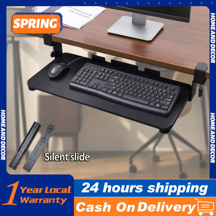 BM Punchfree Slide Rail Keyboard Rack Keyboard Stand Bracket Laptop