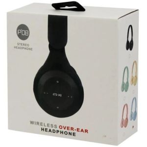 P08 Wireless Over-Ear Headphones Macaron coloful Stereo Headsets Support SD Card Bluetooth