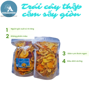 Trái cây thập cẩm sấy giòn 500g Thực phẩm H.Đ