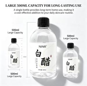 NINR Beauty Vinegar Toner Gentle Daily Care for All Skin Types 500ml Large Bottle