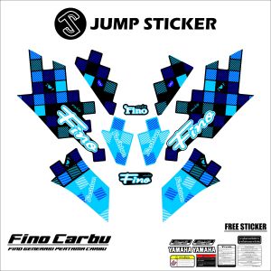 Stiker striping fino karbu - lama garfis variasi 023