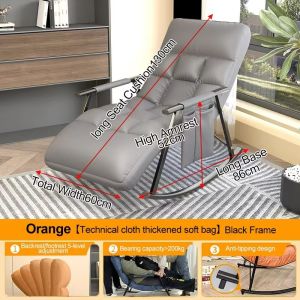 Leisure Rocking Chair Nordic Style Leisure Sofa Chair Leisure Chair Balcony Lazy Chair Sofa