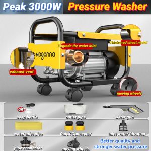Household Car Washer Pressure Washer Portable High Pressure Washer Power Sprayer Pressure Washer Car Washing Power Spray Car Washer Pressure Carwash Pressure Washer High Pressure Cleaner Household Pressure Washer Car Wash Multifunctional