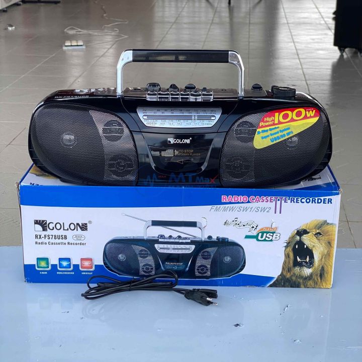 Đài Radio Cassette RX FS78USB – Âm Thanh Hay, Loa Nghe Nhạc Kết Hợp Đài ...