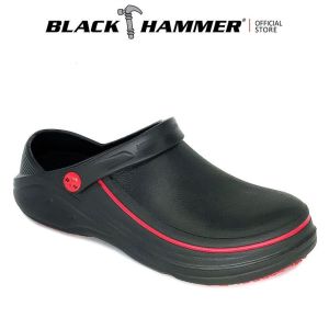 🌟READY STOCK🌟 BLACK HAMMER SAFETY CLOGS (NO STEEL TOE) / KITCHEN SHOES/ Kasut Getah (BHC-S085) 厨房鞋