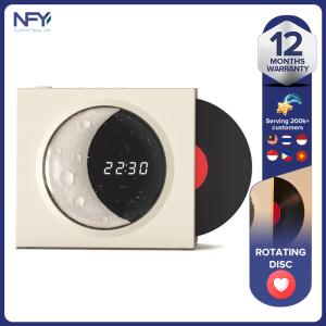 New Creative USB Range Moon Clock Bluetooth Speaker Desktop Bluetooth Audio