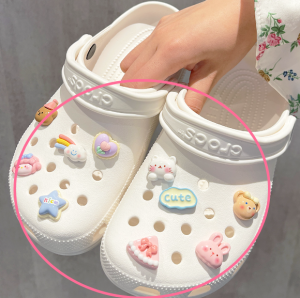 10 cái/lốc phim hoạt hình phụ kiện đẹp cho đôi giày của bạn DIY jibitzz cho crocs thiết lập 10 pcs thiết lập Croc quyến rũ khóa giày giày trang trí Giày