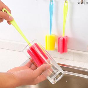 แปรงขวดเด็กยาวแปรงฟองน้ำนุ่มแปรงขวดน้ำแก้วถ้วยล้างทำความสะอาดเครื่องมือห้องครัวเครื่องมือทำความสะอาดเครื่องมือพิเศษ