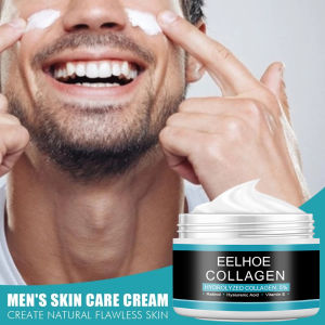 Krim Collagen Pria EELHOE Krim Wajah Pria 30g Pengencang Kulit Kendur - Mens Collagen Cream Pelembab Penyegar Nutrisi Krim Wajah Pria Wanita